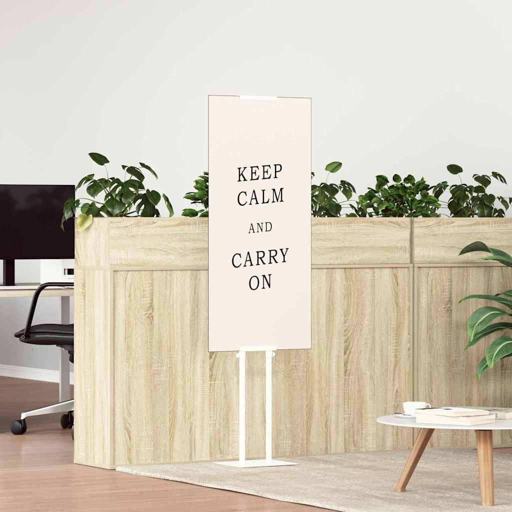 Trade Show Displays 2 pcs White 30 x 23.5 x 210 cm Steel