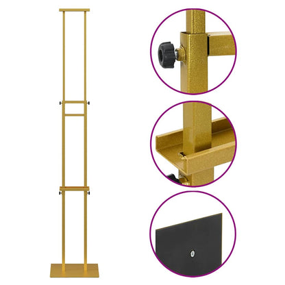Trade Show Displays 2 pcs Gold 30 x 23.5 x 210 cm Steel