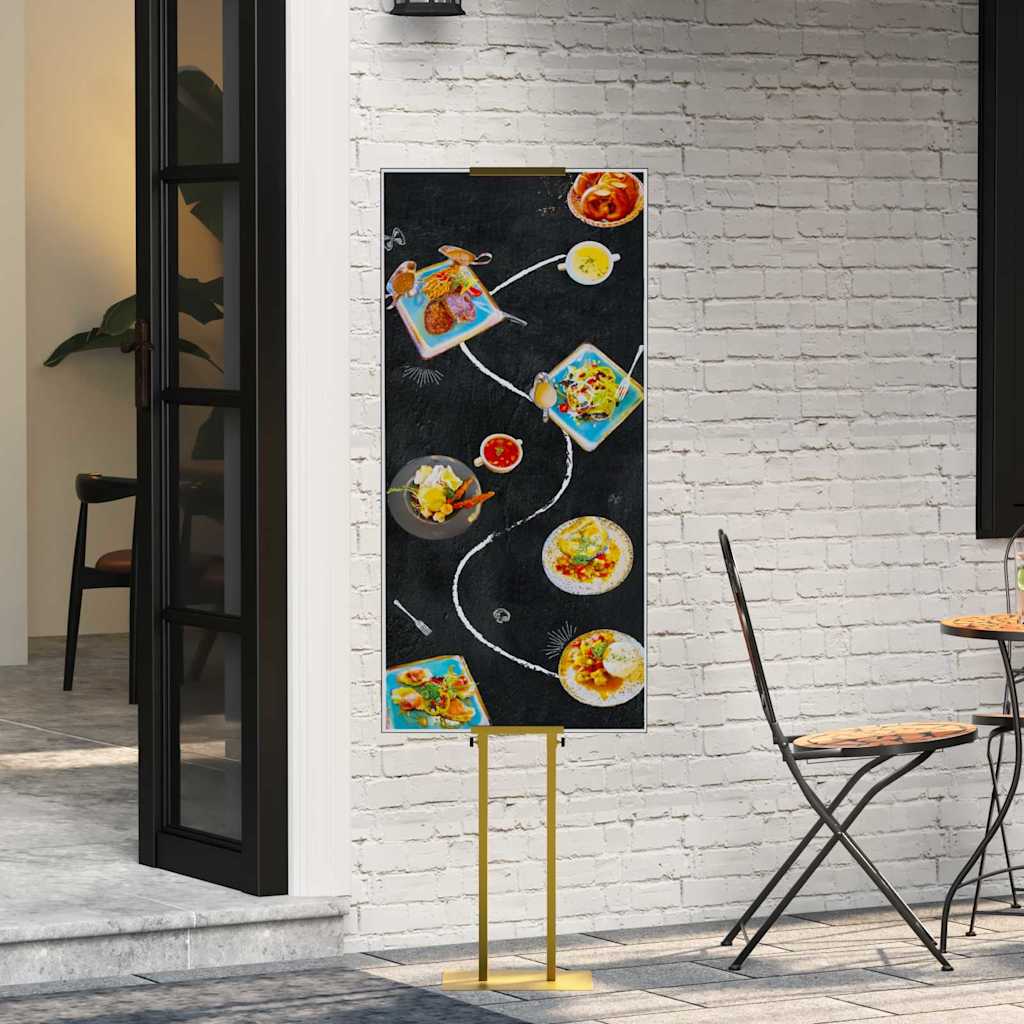 Trade Show Displays 2 pcs Gold 30 x 23.5 x 210 cm Steel