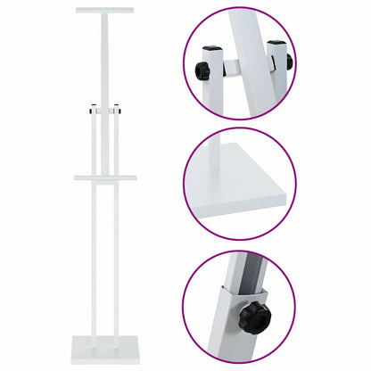 Trade Show Displays 2 pcs White 26.5 x 26.5 x 150 cm Steel