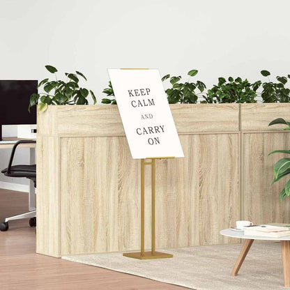 Trade Show Displays 2 pcs Gold 26.5 x 26.5 x 150 cm Steel
