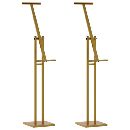 Trade Show Displays 2 pcs Gold 26.5 x 26.5 x 150 cm Steel