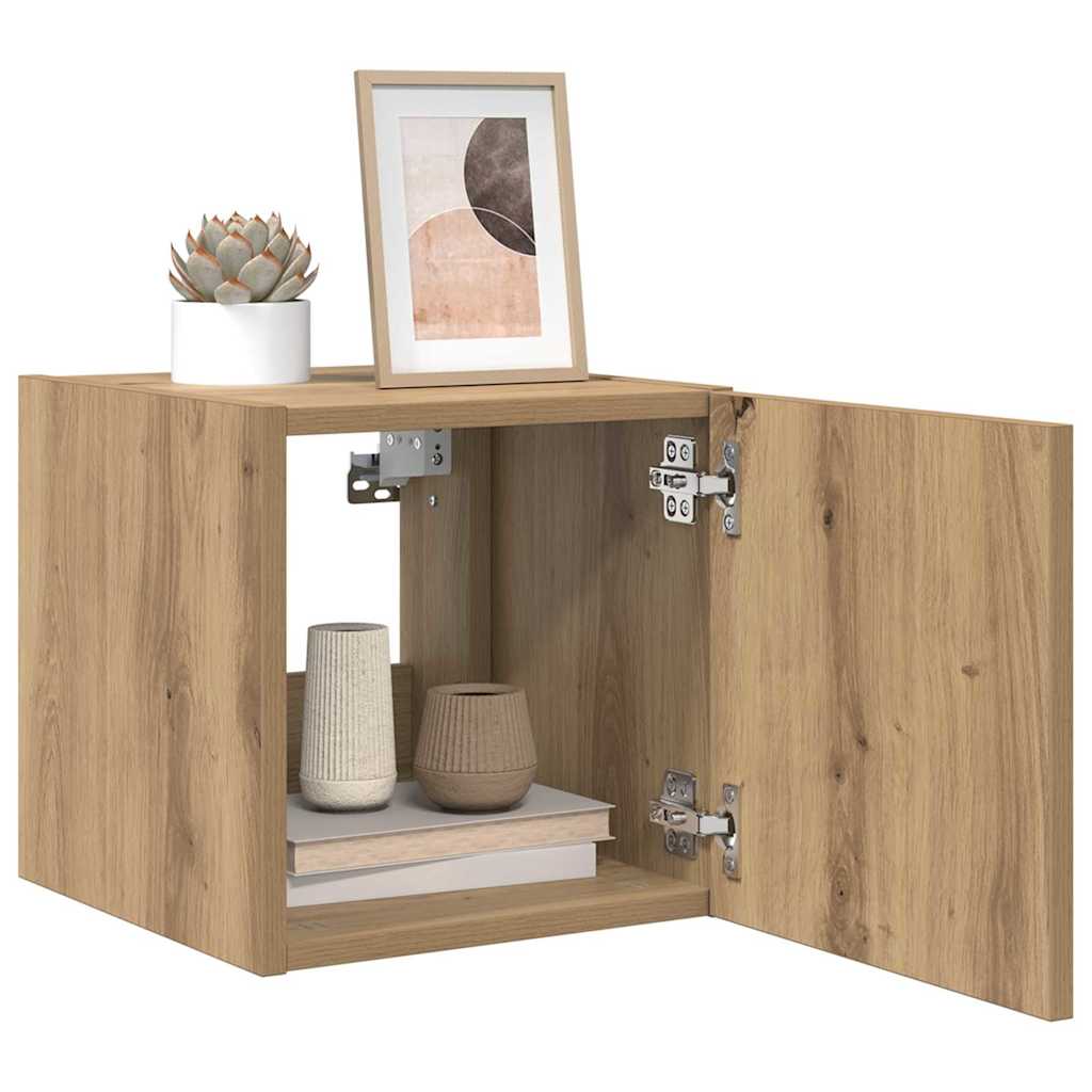 TV Wall Cabinet 30.5 x 35 x 30 cm Artisian Oak Engineered Wood