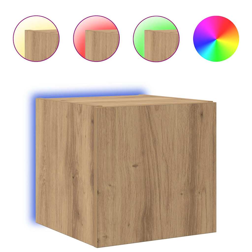TV Wall Cabinet 30.5 x 35 x 30 cm Artisian Oak Engineered Wood