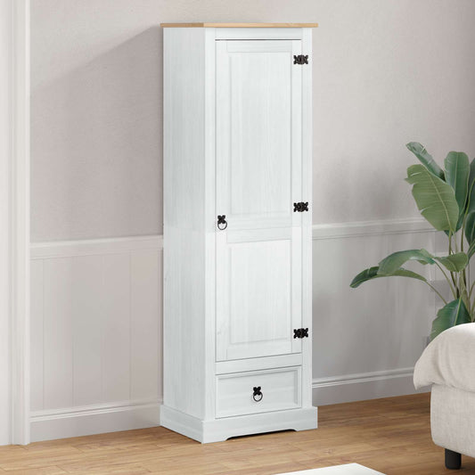 Wardrobes White 55 x 38 x 170 cm Solid Pine Wood