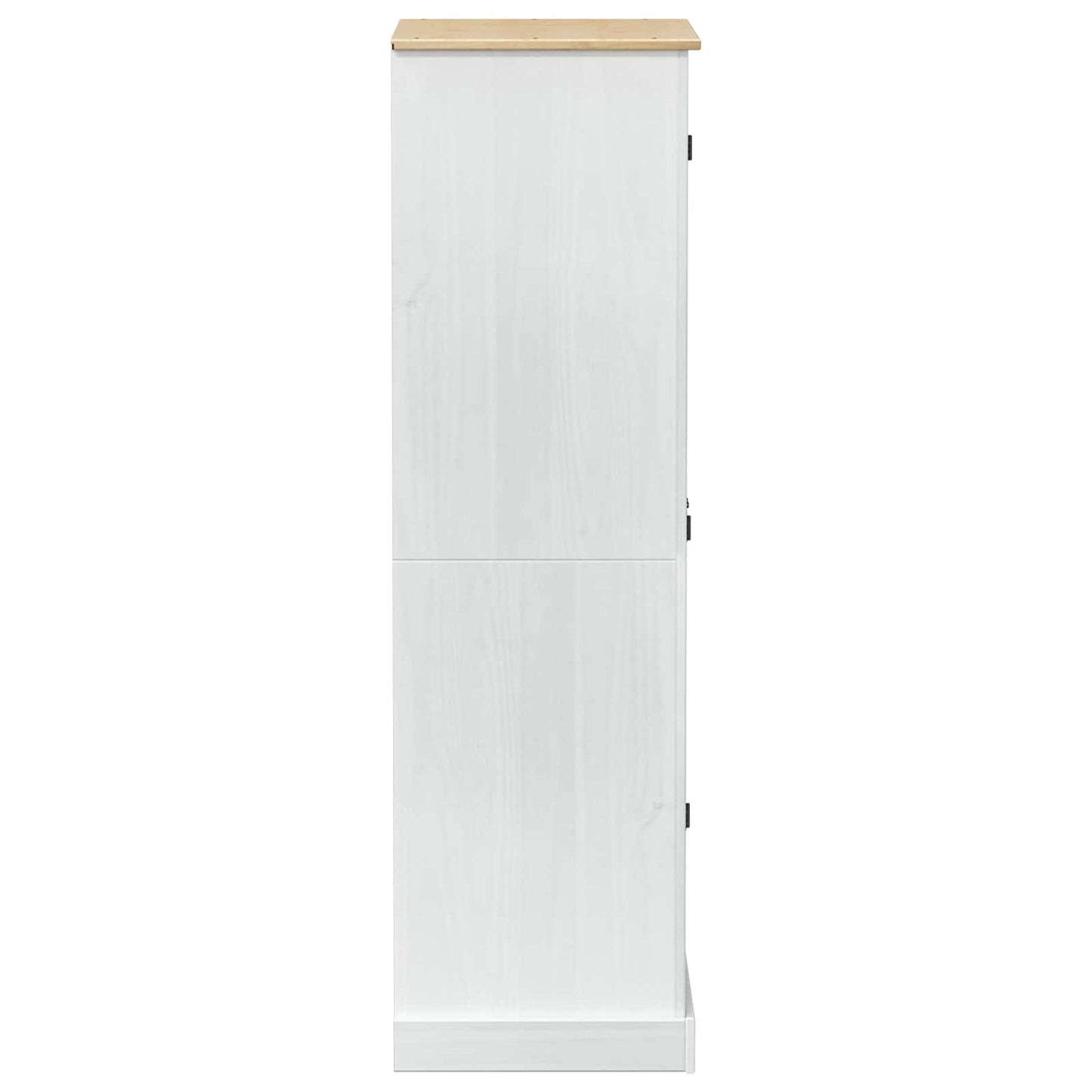 Wardrobes with Drawer White 76 x 50 x 170 cm Solid Pine Wood