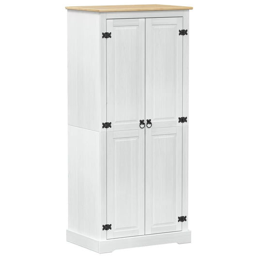 Wardrobes White 76 x 50 x 170 cm Solid Pine Wood