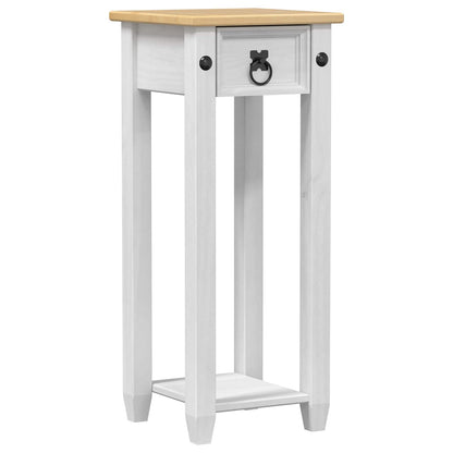 Plant Stand White 30 x 30x 73 cm Solid Pine Wood