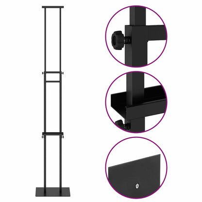 Trade Show Displays Black 30 x 23.5 x 210 cm Steel