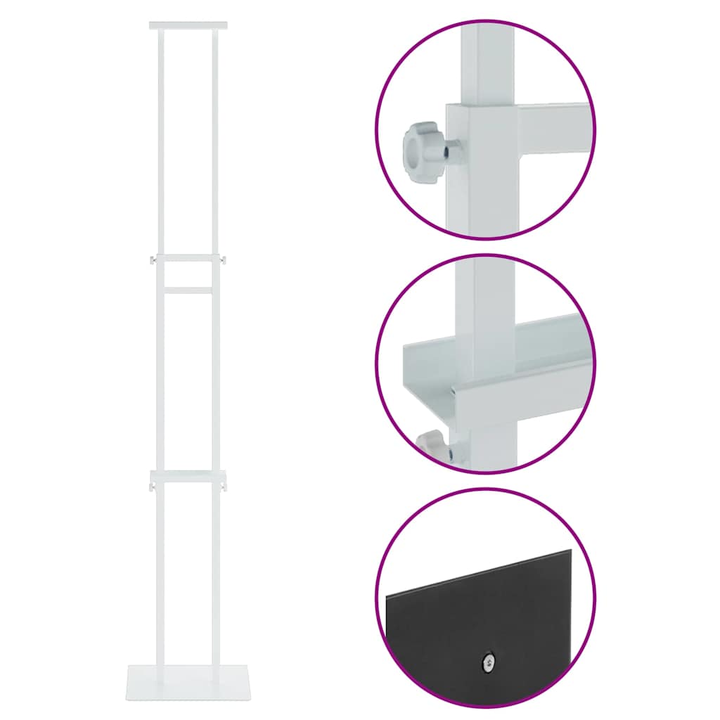 Trade Show Displays White 30 x 23.5 x 210 cm Steel