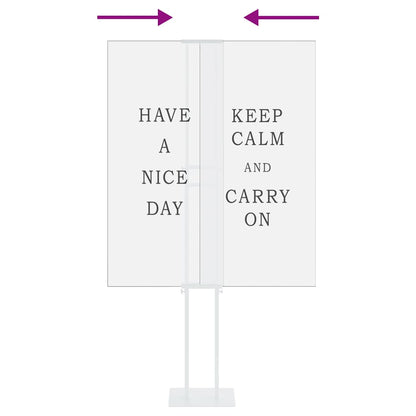 Trade Show Displays White 30 x 23.5 x 210 cm Steel
