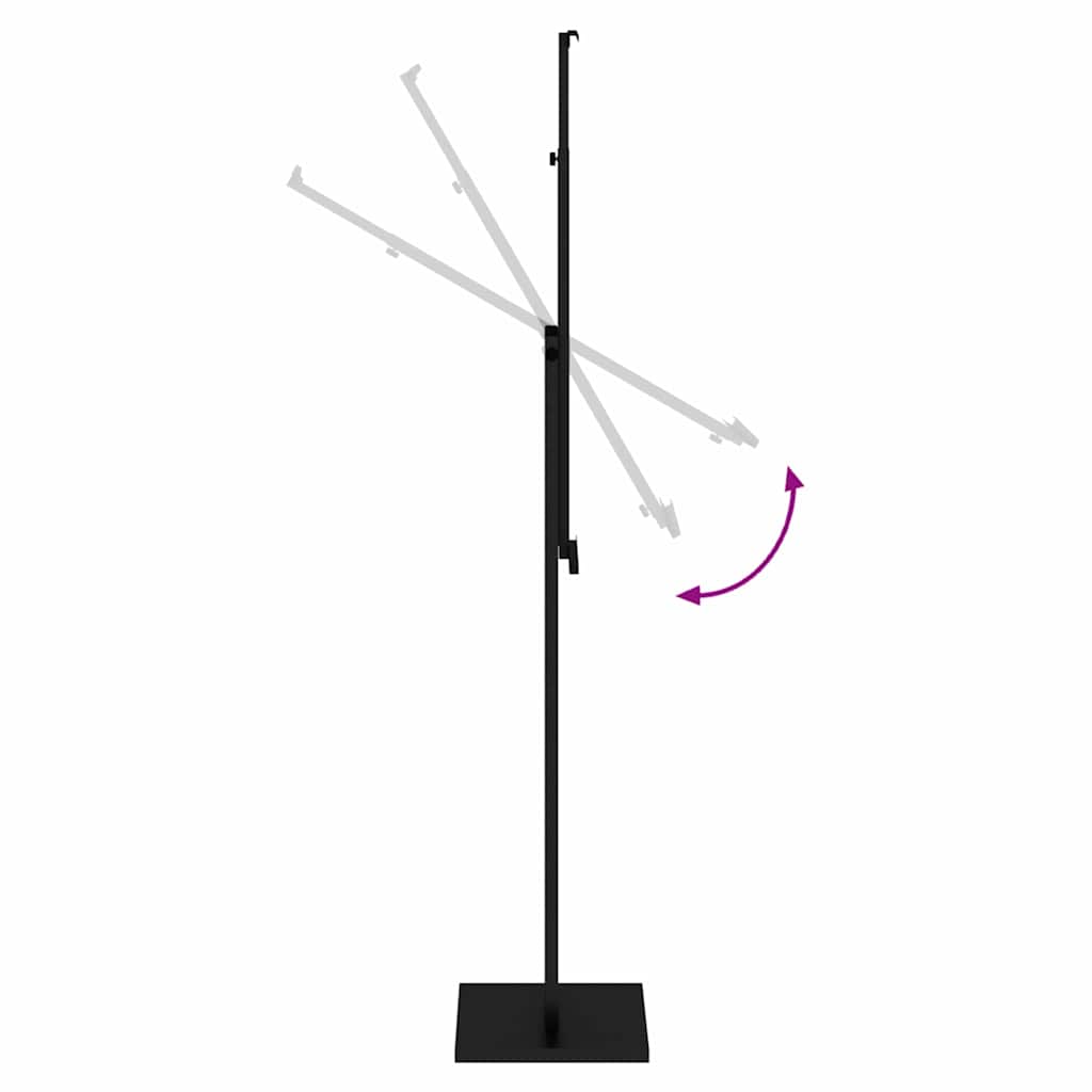 Trade Show Displays Black 26.5 x 26.5 x 150 cm Steel