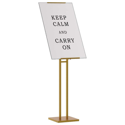 Trade Show Displays Gold 26.5 x 26.5 x 150 cm Steel