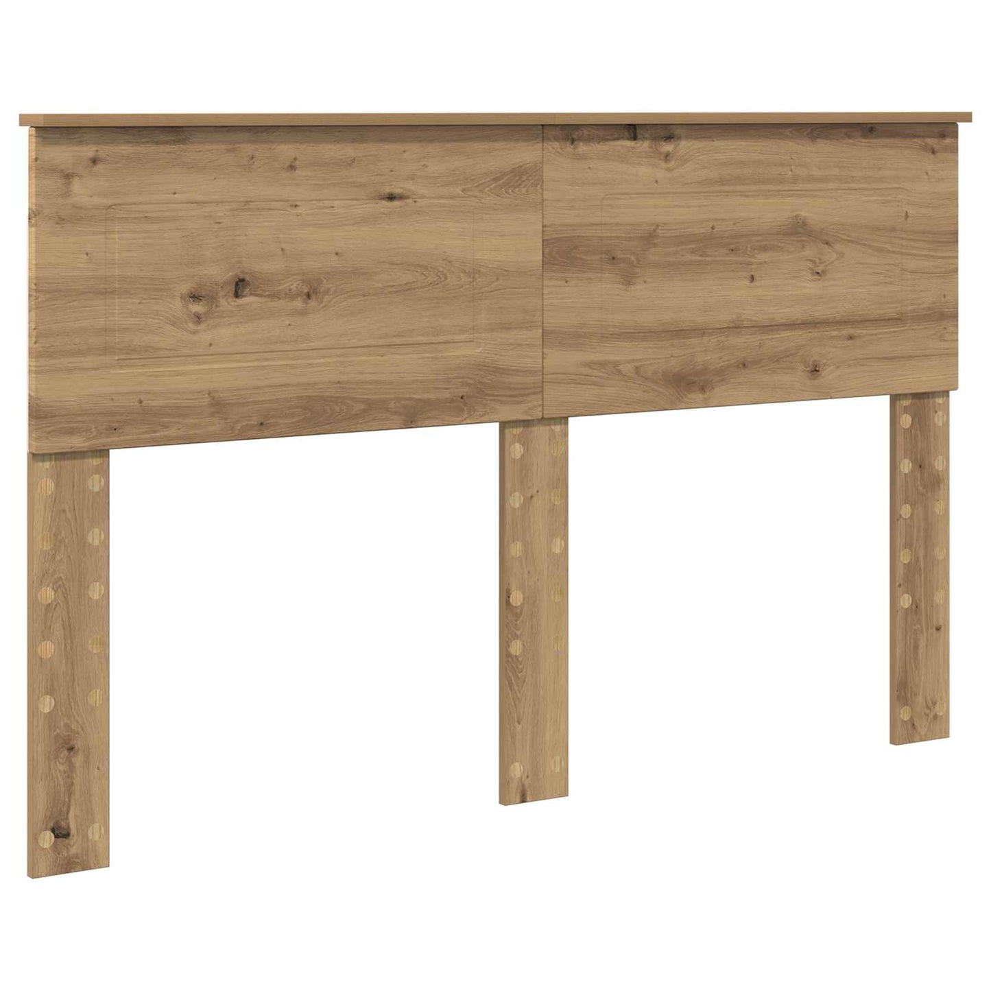 Bed Frame Artisian Oak 140 x 190 cm Engineered wood
