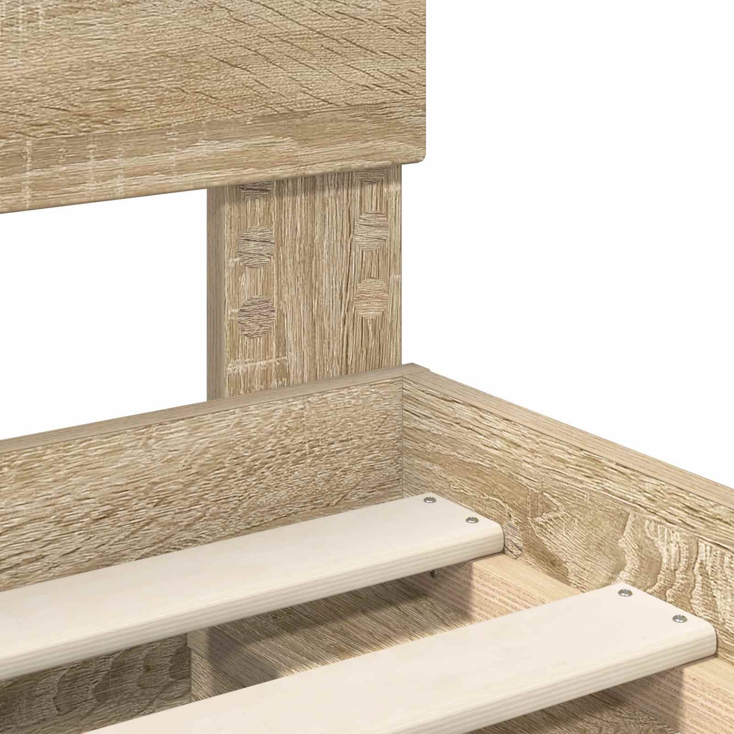 Bed Frame with Headboard Sonoma 140 x 200 cm Engineered wood