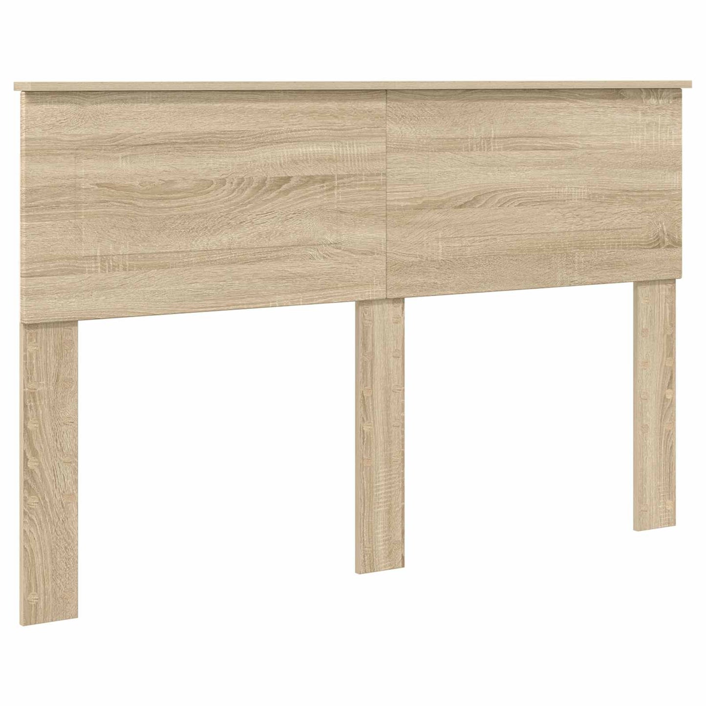 Bed Frame with Headboard Sonoma 140 x 200 cm Engineered wood