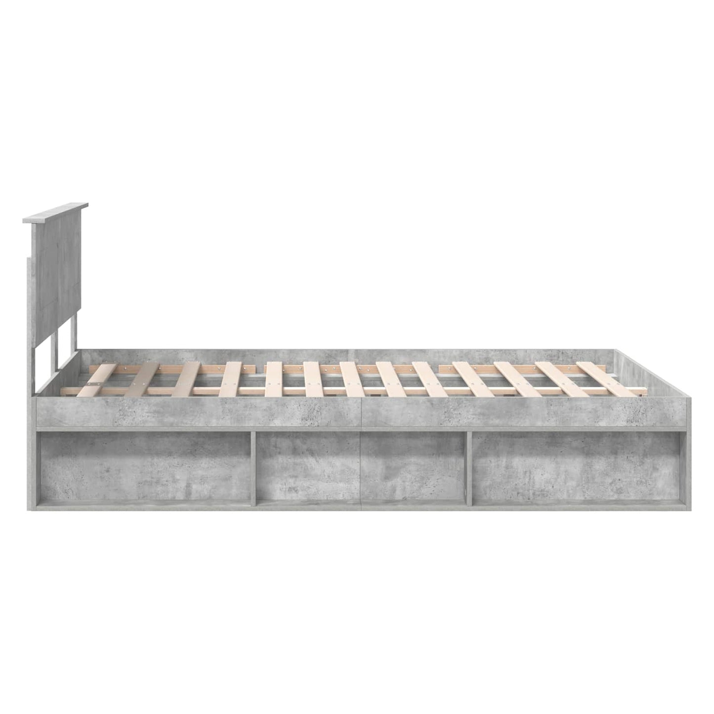 Bed Frame with Headboard Concerte 140 x 200 cm Engineered wood