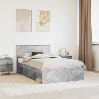 Bed Frame with Headboard Concerte 120 x 190 cm Engineered wood