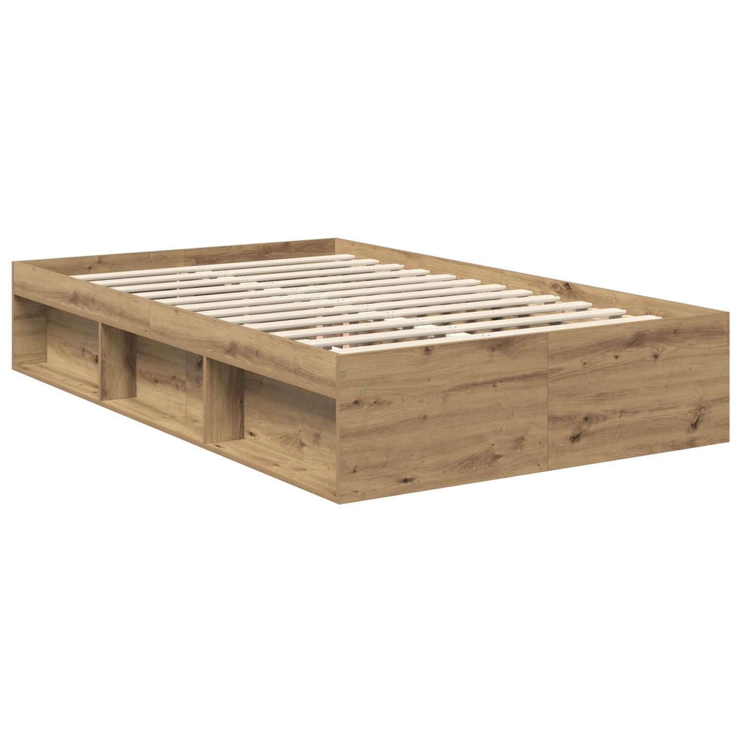 Bed Frame Artisian Oak 120 x 190 cm Engineered wood