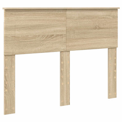 Bed Frame with Headboard Sonoma 120 x 200 cm Engineered wood