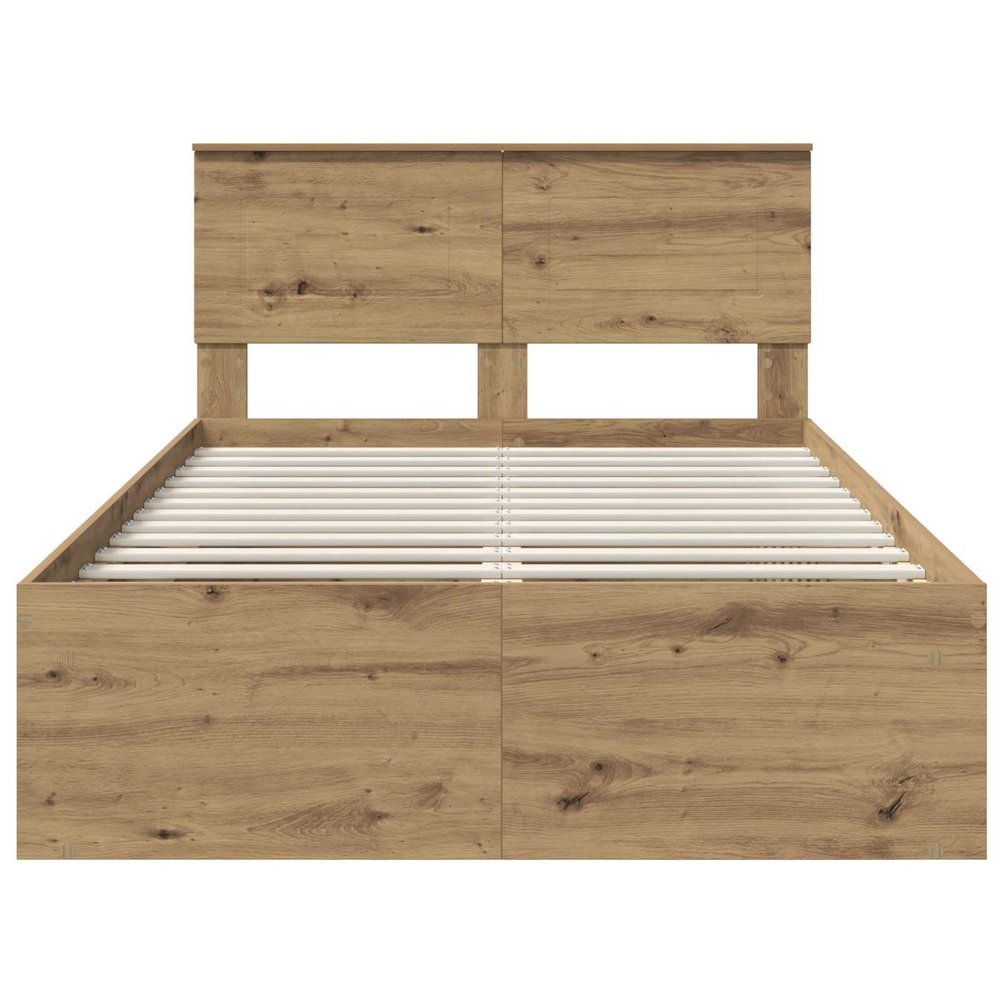 Bed Frame Artisian Oak 120 x 200 cm Engineered wood