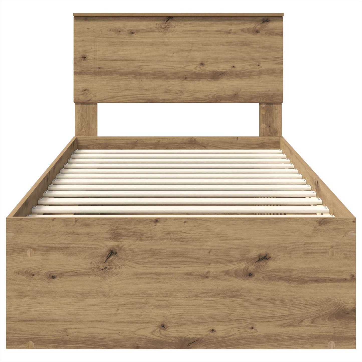 Bed Frame Artisian Oak 90 x 200 cm Engineered wood