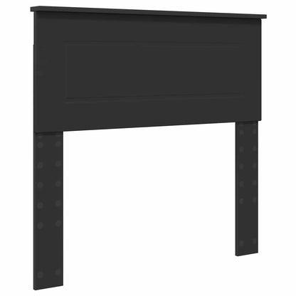Bed Frame with Drawer Black 75 x 190 cm Engineer Wood