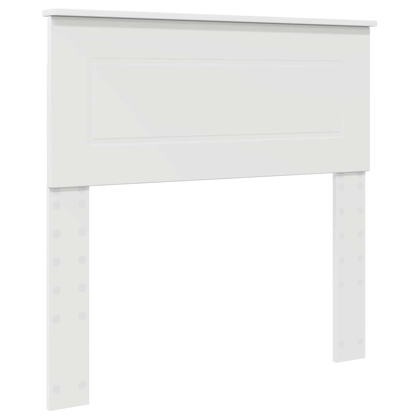 Bed Frame with Headboard White 70 x 190 cm Engineered Wood