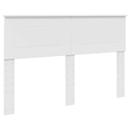 Bed Frame with Headboard White 140 x 200 cm Engineered Wood