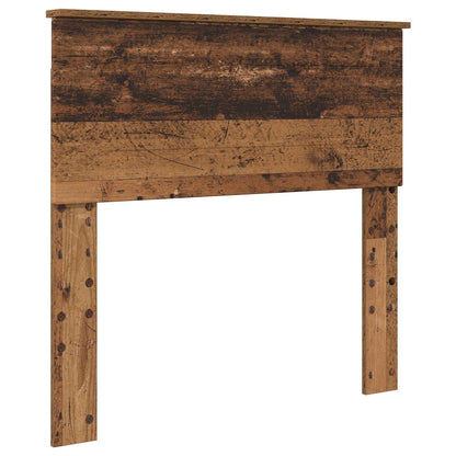 Bed Frame with Headboard Old Wood 90 x 200 cm Engineered Wood
