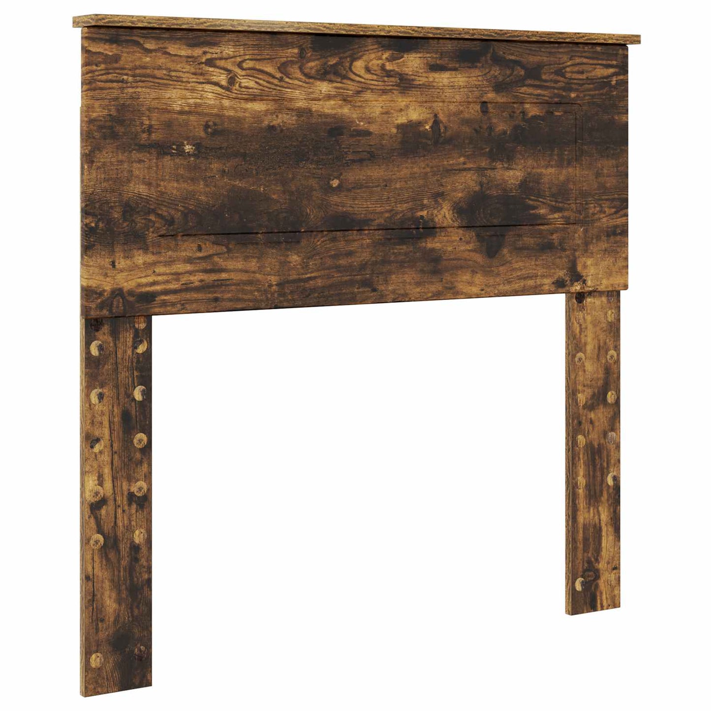 Storage Bed with Drawer Smoked Oak 90 x 190 cm Engineered Wood