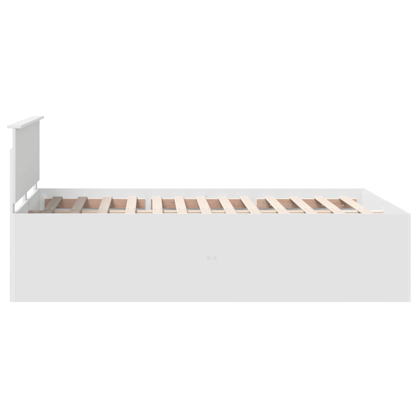 Bed Frame with Headboard White 160 x 200 cm Engineered Wood