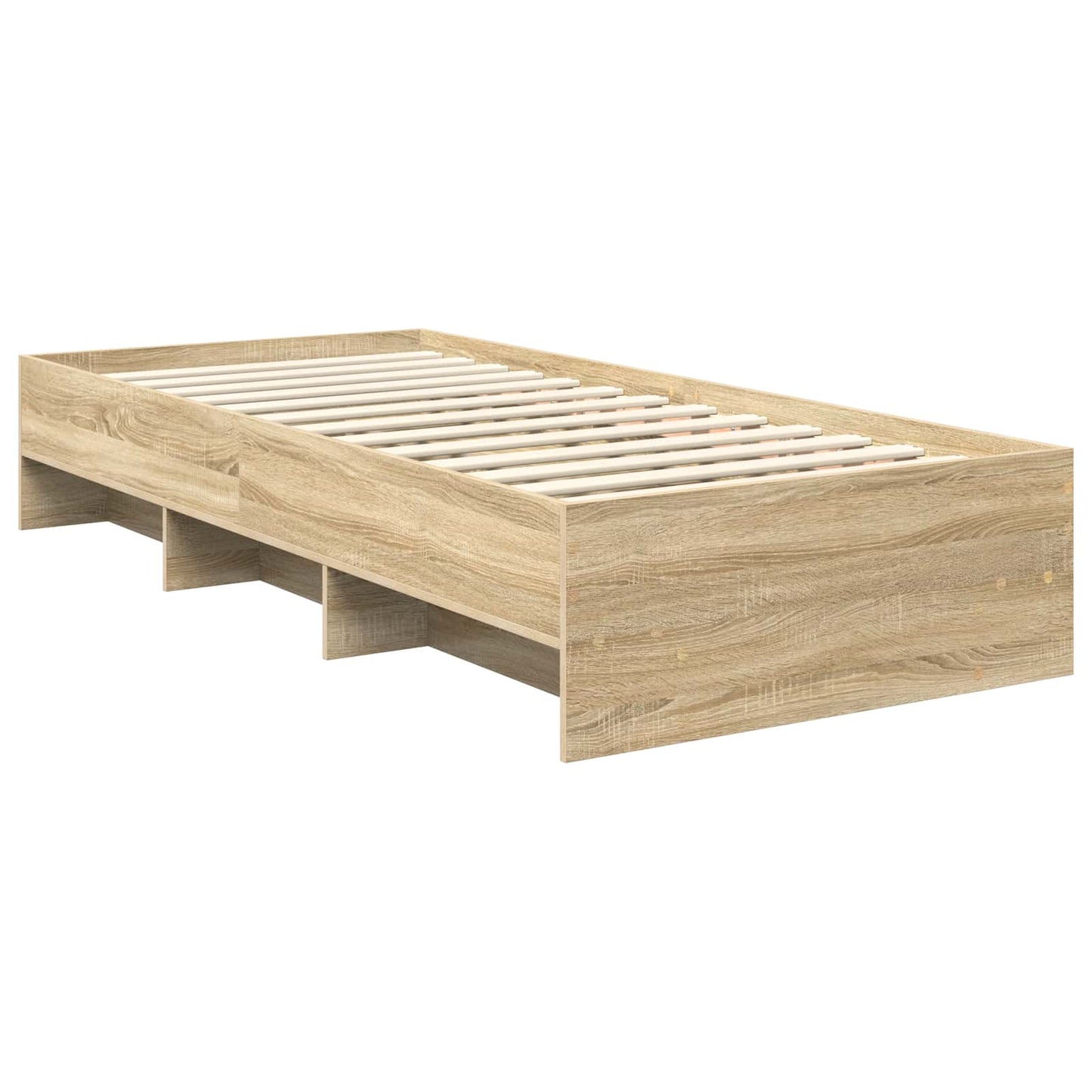 Bed Frame with Headboard Sonoma Oak 80 x 200 cm Engineered Wood