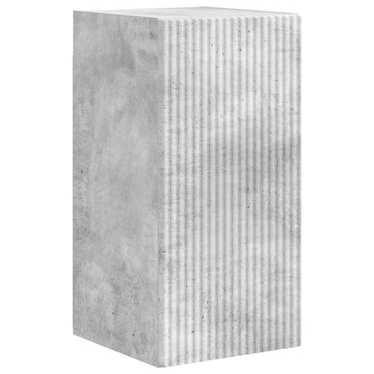 TV Wall Cabinet Set 4 pcs Concrete Grey Engineered Wood