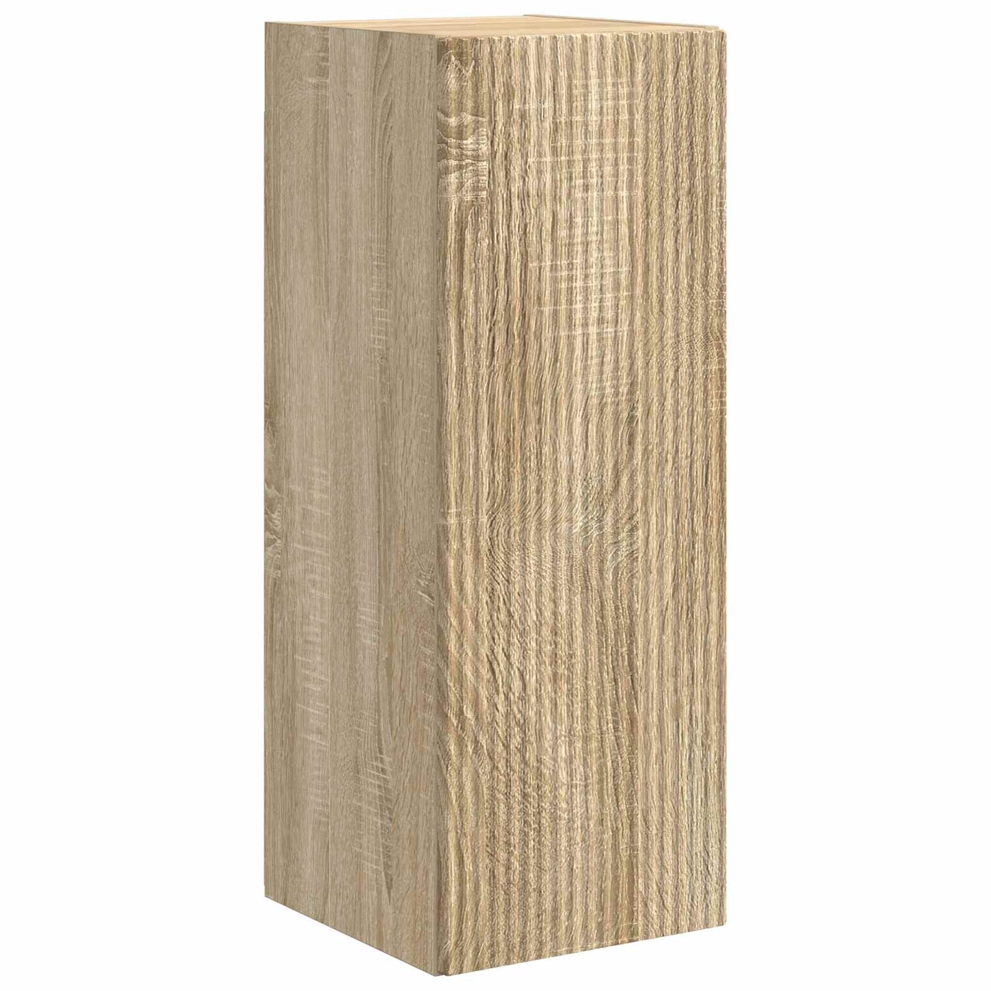 TV Cabinet Set Wall-mounted 2 pcs Sonoma Oak Engineered Wood