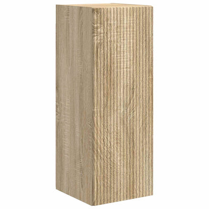 TV Cabinet Set Wall-mounted 2 pcs Sonoma Oak Engineered Wood