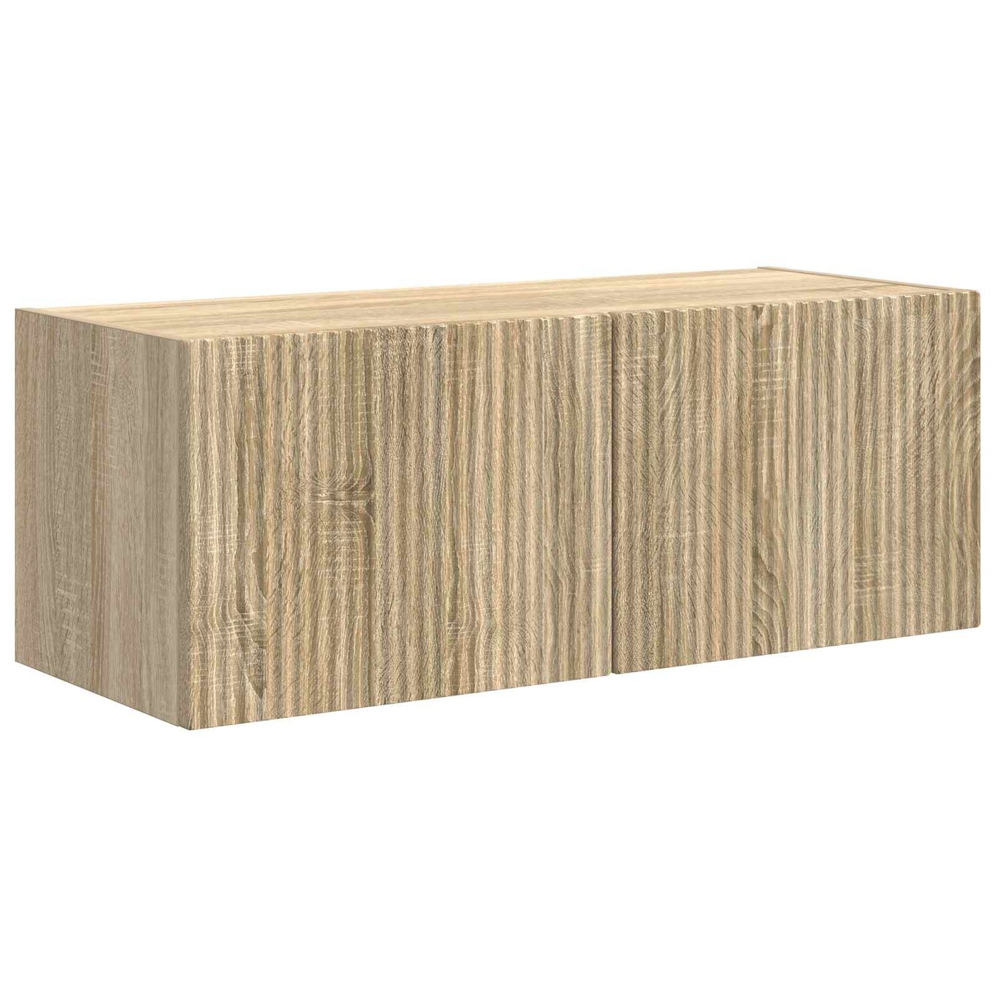 TV Cabinet Set Wall-mounted 3 pcs Sonoma Oak Engineered Wood