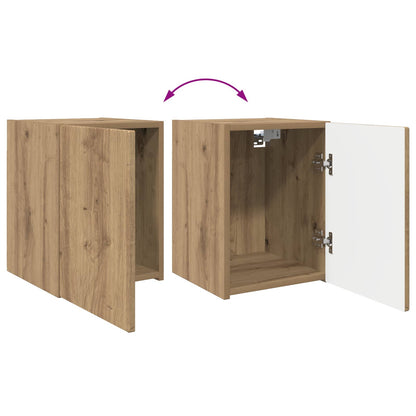 TV Cabinet Set 4 pcs Artisan Oak Engineered Wood