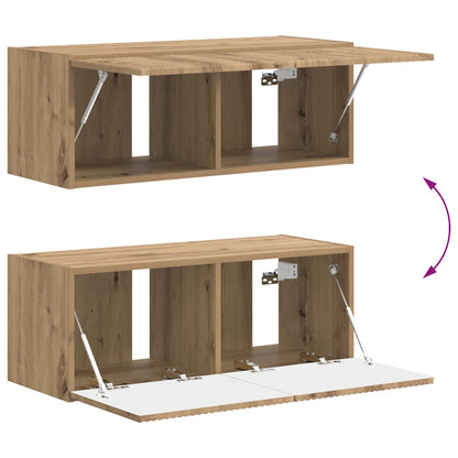 TV Cabinet Set 4 pcs Artisan Oak Engineered Wood