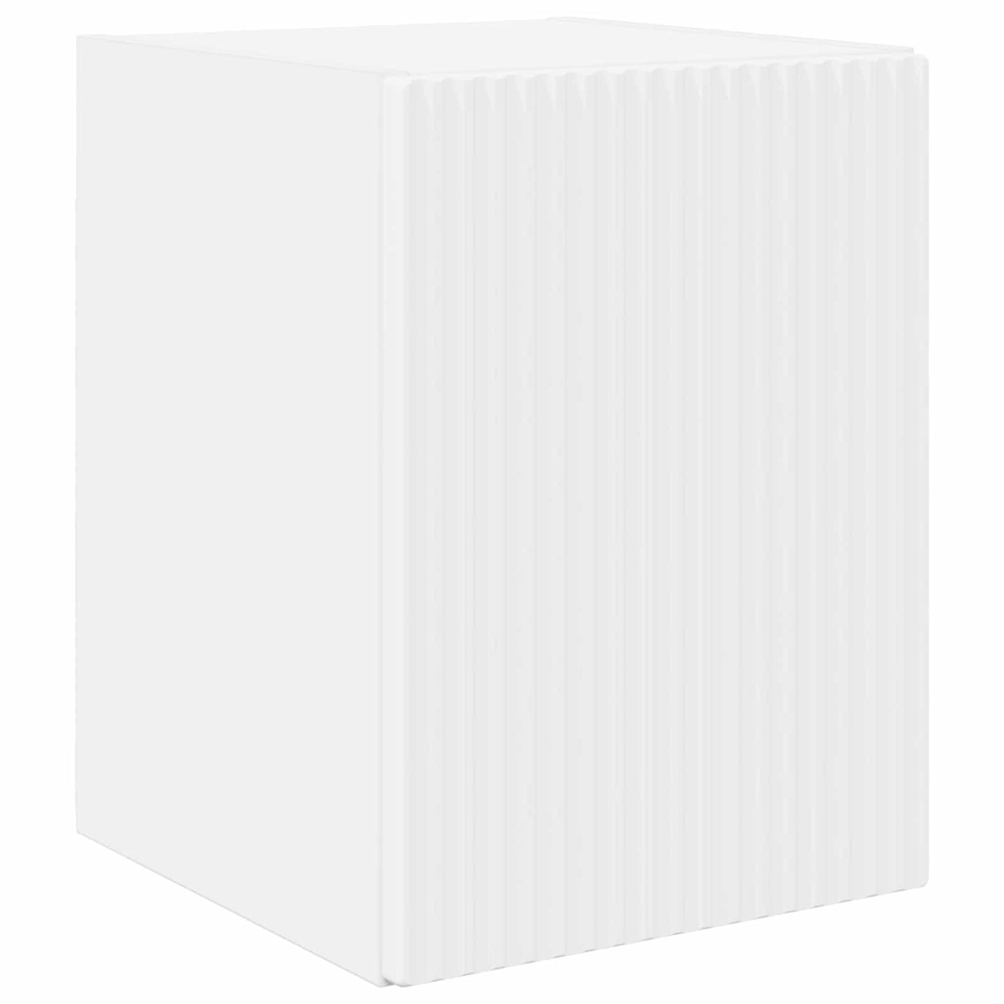 TV Cabinet Set Wall-mounted 3 pcs White Engineered Wood