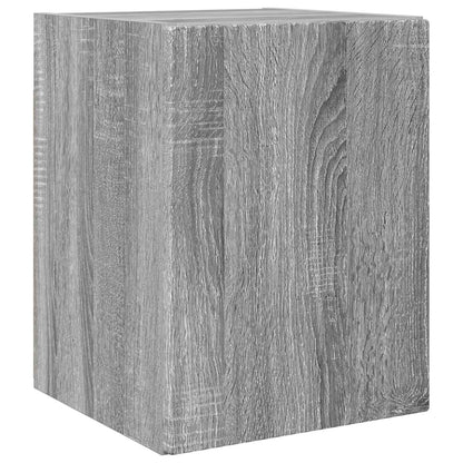 TV Cabinet Set Wall-mounted 3 pcs Grey Sonoma Engineered Wood