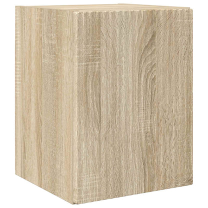 TV Cabinet Set Wall-mounted 5 pcs Sonoma Oak Engineered Wood