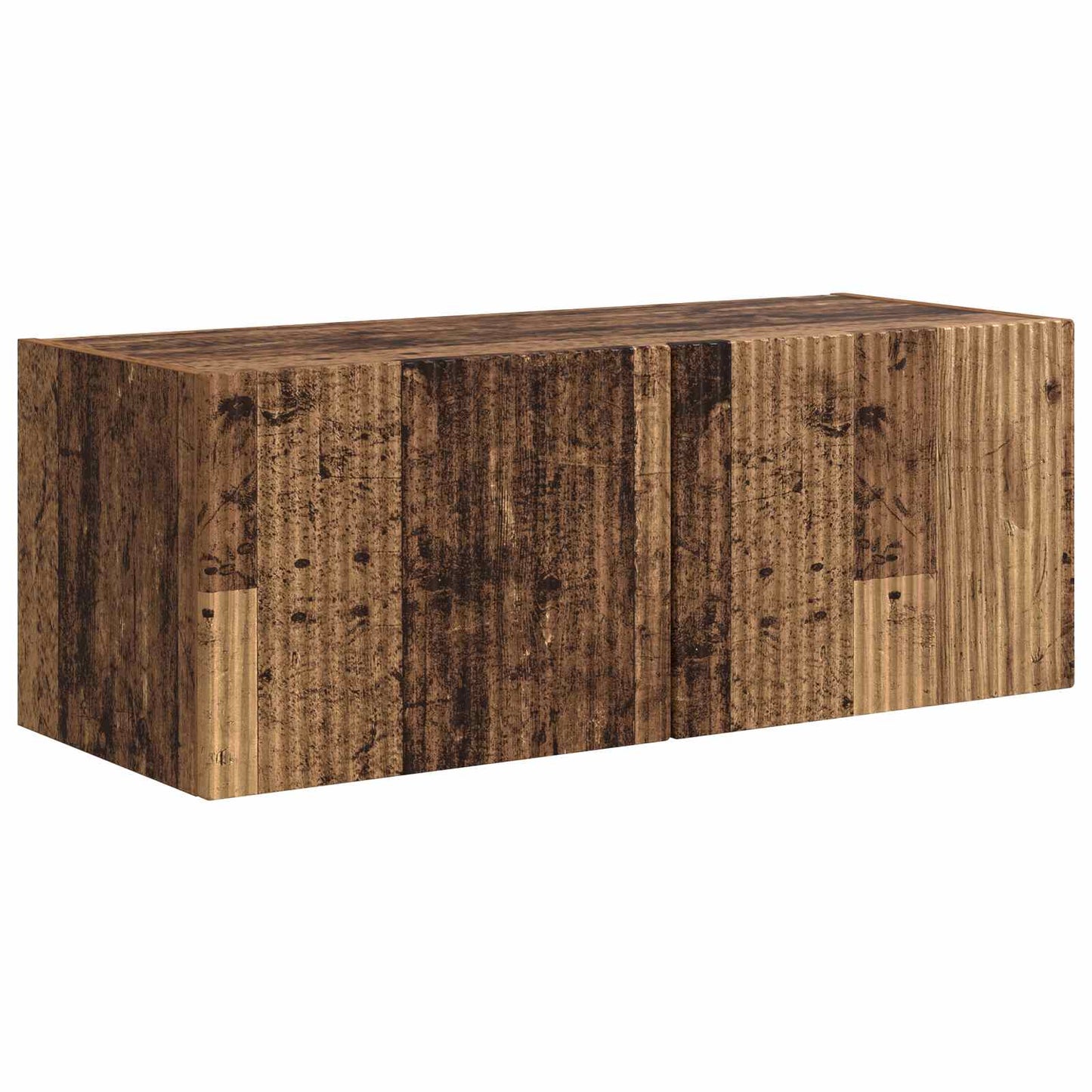 TV Cabinet Set Wall-mounted 5 pcs Old Wood Engineered Wood