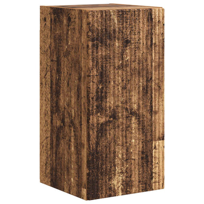 TV Cabinet Set Wall-mounted 5 pcs Old Wood Engineered Wood