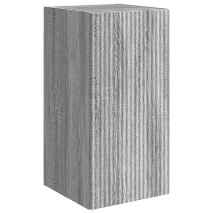 TV Cabinet Set Wall-mounted 6 pcs Grey Sonoma Engineered Wood