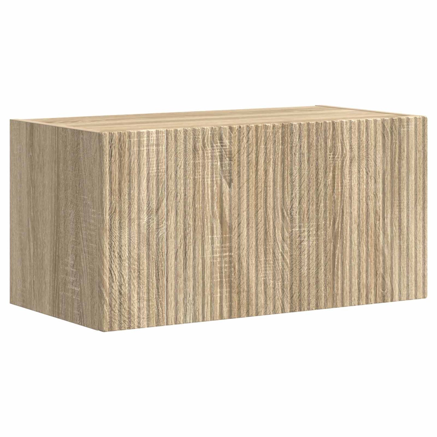 TV Cabinet Set Wall-mounted 4 pcs Sonoma Oak Engineered Wood