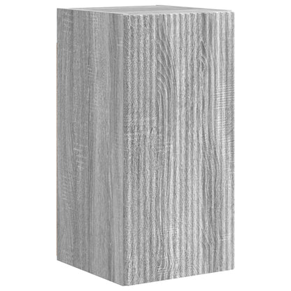 TV Cabinet Set Wall-mounted 4 pcs Grey Sonoma Engineered Wood