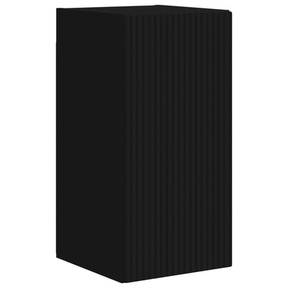 TV Cabinet Set 5 pcs Black Engineered Wood