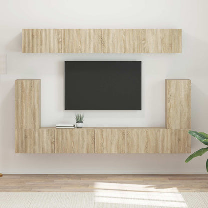 TV Cabinet Set 5 pcs Sonoma Oak Engineered Wood