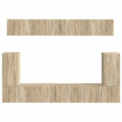TV Cabinet Set 5 pcs Sonoma Oak Engineered Wood